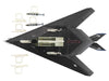 Lockheed YF-117 Nighthawk Stealth Aircraft "79-10782 410th FTS Edwards AFB" (2005) United States Air Force "Air Power Series" 1/72 Diecast Model by Hobby Master