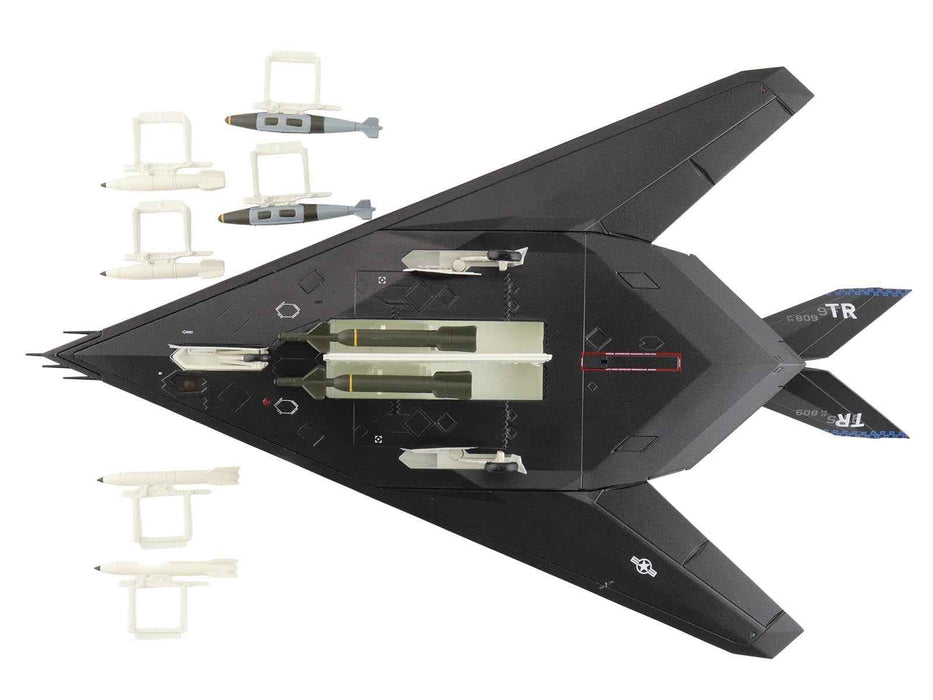 Lockheed YF-117 Nighthawk Stealth Aircraft "79-10782 410th FTS Edwards AFB" (2005) United States Air Force "Air Power Series" 1/72 Diecast Model by Hobby Master