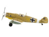 Messerschmitt Bf 109F-4 Fighter Aircraft "Marseille Yellow 14 3./JG27 Egypt" (1942) German Luftwaffe "Air Power Series" 1/48 Diecast Model by Hobby Master