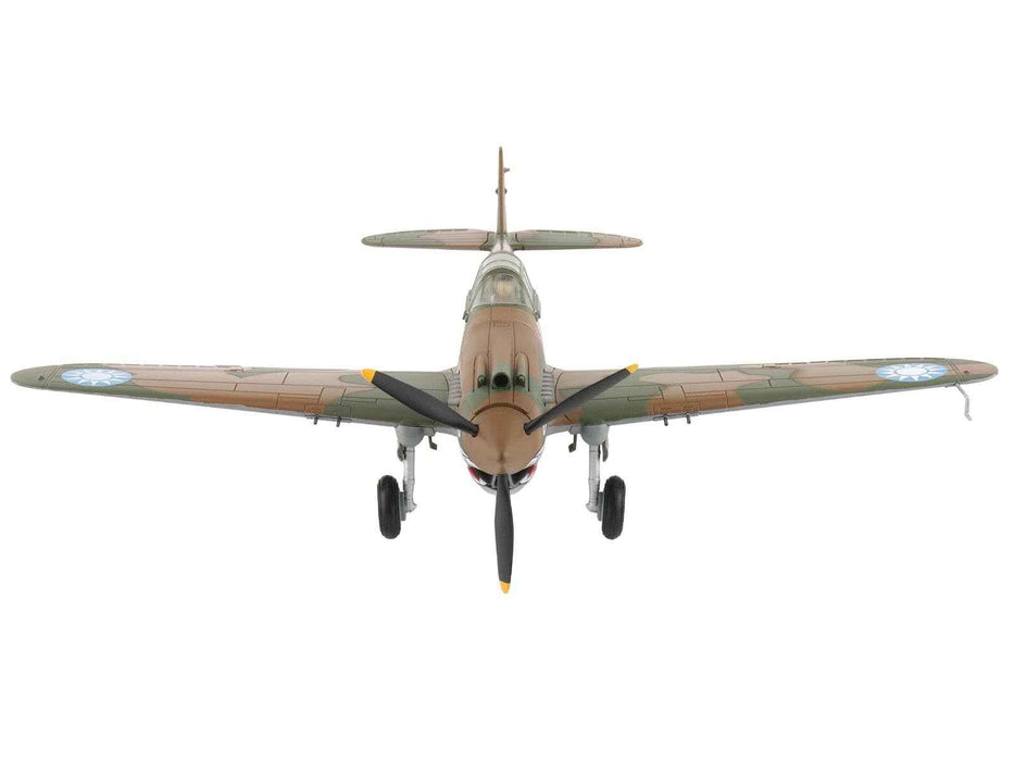 Curtiss P-40B Hawk 81-A2 Fighter-Bomber Aircraft "No.77 Robert Smith 3rd Pursuit Squadron" (1941) American Volunteer Group in China "Air Power Series" 1/48 Diecast Model by Hobby Master