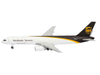 Boeing 757-200F Commercial Aircraft "UPS Worldwide Service" (N475UP) White with Brown Tail 1/500 Diecast Model Airplane by Herpa