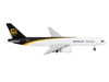 Boeing 757-200F Commercial Aircraft "UPS Worldwide Service" (N475UP) White with Brown Tail 1/500 Diecast Model Airplane by Herpa