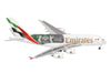 Airbus A380-800 Commercial Aircraft "Emirates Airlines - Wimbledon Official Partner" (A6-EOE) White with Graphics 1/500 Diecast Model Airplane by Herpa
