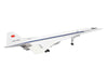 Tupolev Tu-144D Commercial Aircraft "Aeroflt - Technik Museum Sinsheim" (CCCP-77112) White with Blue Stripes 1/400 Diecast Model Airplane by Herpa