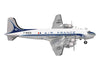 Douglas DC-4 Commercial Aircraft "Air France" (F-BHEH) White with Blue Stripes 1/200 Diecast Model by Herpa