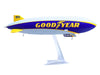 Zeppelin NT Aircraft "Goodyear Blimp - Wingfoot One" (N1A) Gray and Blue with Yellow Stripes 1/200 Diecast Model by Herpa