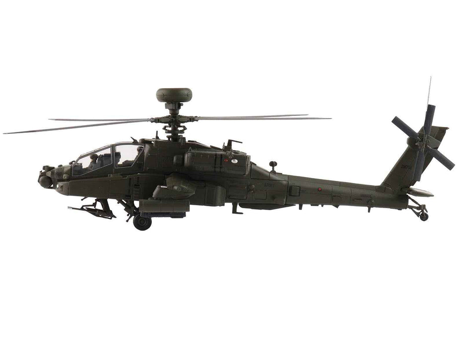 Boeing AH-64E Apache Echo Attack Helicopter "ZM714 Middle Wallop" (2022) British Army "Air Power Series" 1/72 Diecast Model by Hobby Master