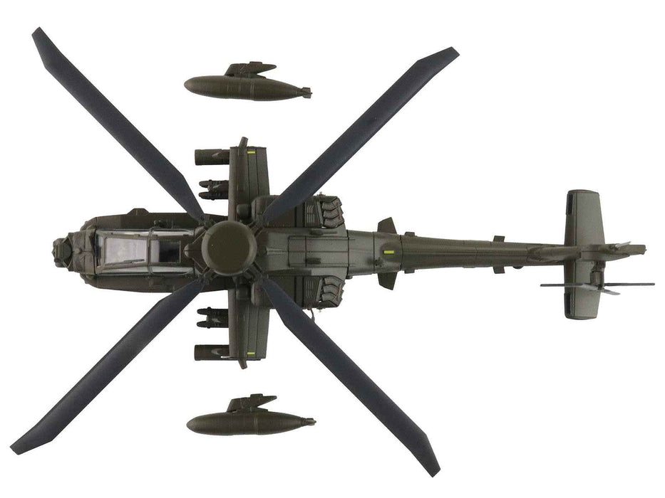 Boeing AH-64E Apache Echo Attack Helicopter "ZM714 Middle Wallop" (2022) British Army "Air Power Series" 1/72 Diecast Model by Hobby Master