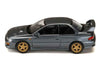 Subaru Impreza WRX Type R Sti Version V RHD (Right Hand Drive) Cool Gray Metallic "JDM64" Series 1/64 Diecast Model Car by Hobby Japan