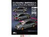 Subaru Impreza WRX Type R Sti Version V RHD (Right Hand Drive) Cool Gray Metallic "JDM64" Series 1/64 Diecast Model Car by Hobby Japan