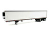 53' Spread Axle Refrigerated Trailer White 1/87 (HO) Plastic Model Car by HO Logistics