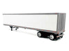 53' Spread Axle Refrigerated Trailer White 1/87 (HO) Plastic Model Car by HO Logistics