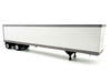 53' Spread Axle Dry Van Trailer White 1/87 (HO) Plastic Model Car by HO Logistics