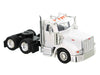 Peterbilt 367 Truck Tractor with Day Cab White and Articulated Tank Trailer "Cemex" White with Blue Stripes Combo Set 1/87 (HO) Plastic Model Car by HO Logistics