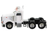 Peterbilt 367 Truck Tractor with Day Cab White and Articulated Tank Trailer "Cemex" White with Blue Stripes Combo Set 1/87 (HO) Plastic Model Car by HO Logistics