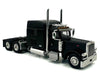 Peterbilt 389 Truck Tractor with Sleeper Cab Black 1/87 (HO) Scale Plastic Model Car by HO Logistics