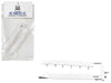 Trailer Wind Skirts for 53' Dry Vans White 1/87 (HO) Plastic Model Car by HO Logistics