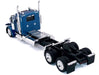Peterbilt 589 2-Axel Day Cab Blue Metallic 1/87 (HO) Plastic Model Car by HO Logistics