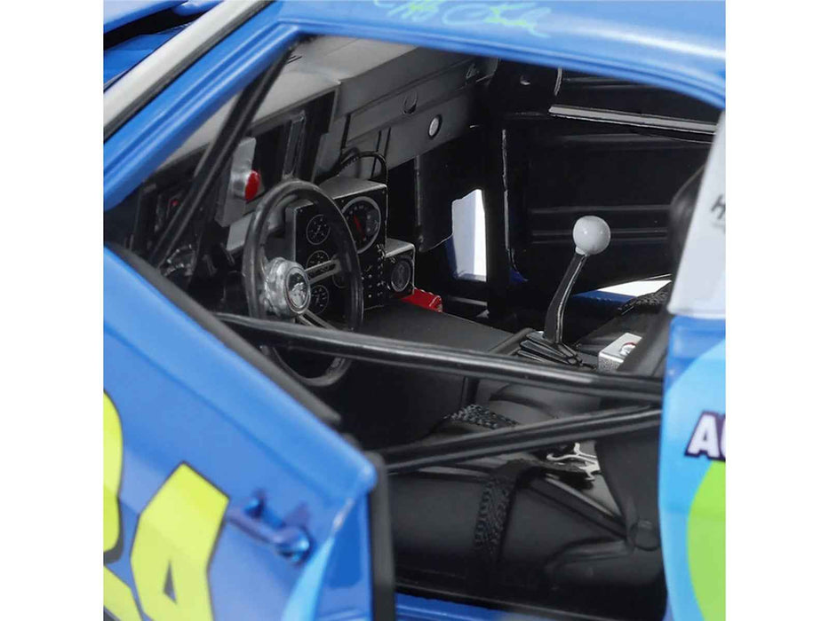 1969 Chevrolet Camaro #24 Jeff Gordon "Hendrick Motorsports First Win Tribute" Blue and Red with Rainbow Stripes 1/18 Diecast Model Car by Highway 61