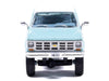 1978 Chevrolet Silverado K30 Crew Cab Pickup Truck Light Blue and White with Blue Interior 1/64 Diecast Model by IXO Models
