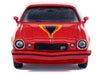 1977 Chevrolet Camaro Z28 Red with Hood Stripes 1/64 Diecast Model by IXO Models