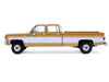 1975 GMC Sierra Classic K2500 Pickup Truck Yuba Gold Metallic and White 1/64 Diecast Model by IXO Models