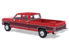 1979 Chevrolet Scottsdale K20 Pickup Truck Carmine Red Two-Tone 1/64 Diecast Model by IXO Models