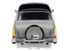 1957 Chevrolet Bel Air Lowrider Gray with Black Top and Gold Accents 1/64 Diecast Model Car by IXO Models