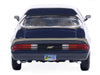 1981 Chevrolet Camaro Z28 Dark Blue Metallic with Gold Stripes and Interior 1/64 Diecast Model Car by IXO Models