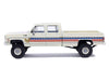 1976 Chevrolet Custom Deluxe K30 Fleetwood Pickup Truck "July 4th Exclusive" White with Graphics 1/64 Diecast Model Car by IXO Models