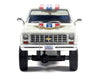 1976 Chevrolet Custom Deluxe K30 Fleetwood Pickup Truck "July 4th Exclusive" White with Graphics 1/64 Diecast Model Car by IXO Models