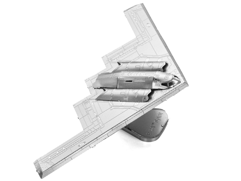 Model Kit Northrop Grumman B-2 Spirit Stealth Bomber Aircraft (Moderate Difficulty) Steel Model by Metal Earth