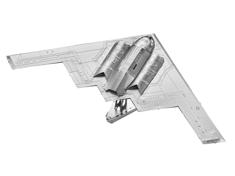 Model Kit Northrop Grumman B-2 Spirit Stealth Bomber Aircraft (Moderate Difficulty) Steel Model by Metal Earth