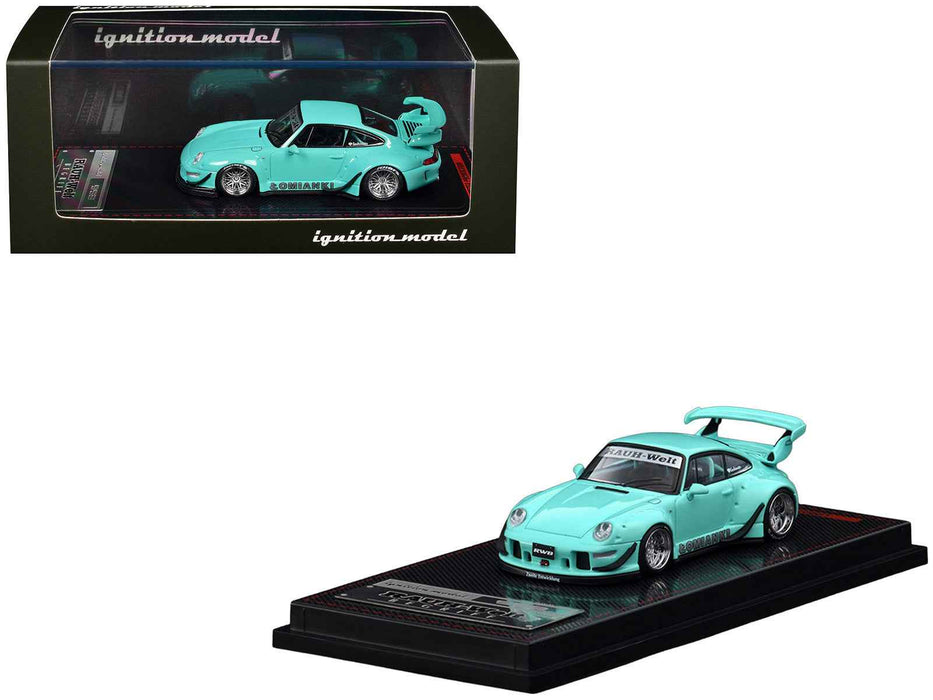 RWB 993 "Lomianki" Blue Green 1/64 Diecast Model Car by Ignition Model
