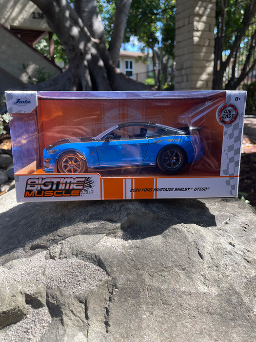 2020 Ford Mustang Shelby GT500 Blue 1:24 Diecast Model by Jada Toys