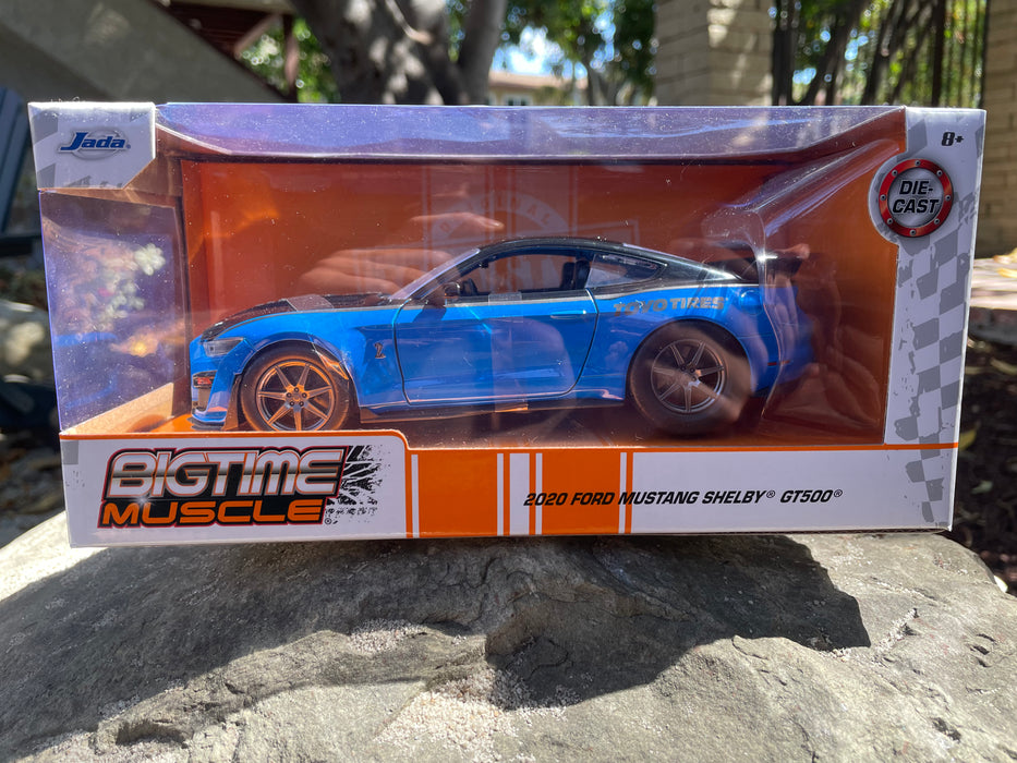 2020 Ford Mustang Shelby GT500 Blue 1:24 Diecast Model by Jada Toys