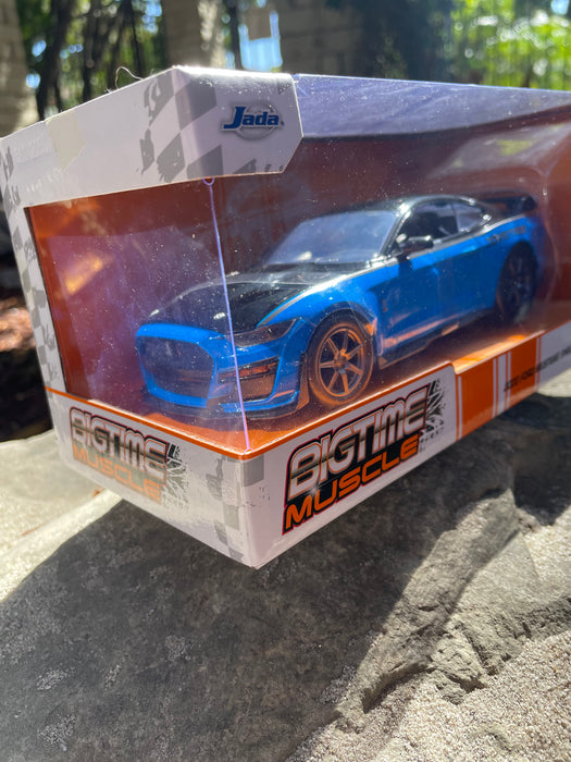 2020 Ford Mustang Shelby GT500 Blue 1:24 Diecast Model by Jada Toys
