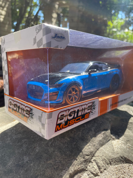2020 Ford Mustang Shelby GT500 Blue 1:24 Diecast Model by Jada Toys