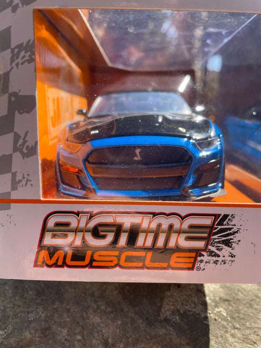 2020 Ford Mustang Shelby GT500 Blue 1:24 Diecast Model by Jada Toys