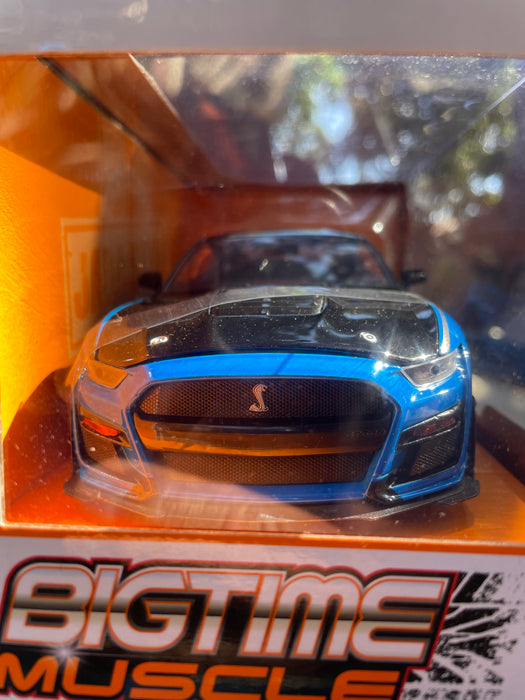 2020 Ford Mustang Shelby GT500 Blue 1:24 Diecast Model by Jada Toys