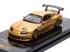 Toyota Supra (A80) "Top Secret" GT300 RHD (Right Hand Drive) Gold Metallic "Tokyo Auto Salon 2025 Event Exclusive" 1/64 Diecast Model Car by Inno Models