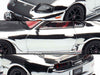 Toyota Supra (A80) "Top Secret" GT300 RHD (Right Hand Drive) Chrome with Carbon Hood and Red Interior "Tokyo Auto Salon 2026 Event Exclusive" 1/64 Diecast Model Car by Inno Models