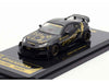 Toyota GR86 "Pandem" RHD (Right Hand Drive) Black with Gold Graphics "Hobby Expo China 2025 Event Exclusive" 1/64 Diecast Model Car by Inno Models