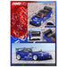Mazda AZ-1 Liberty Walk LB40 RHD (Right Hand Drive) #56 "Pilot" Blue with Black Top 1/64 Diecast Model Car by Inno Models