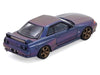 Nissan Skyline GT-R (R32) RHD (Right Hand Drive) Midnight Purple Metallic "Australian Special Edition" 1/64 Diecast Model Car by Inno Models