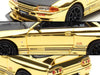 Nissan Skyline GT-R (R32) "Top Secret" RHD (Right Hand Drive) Chrome Gold with Carbon Hood "The Model Car Show Malaysia 2025 Event Edition" 1/64 Diecast Model Car by Inno Models