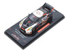 Nissan GT-R (R35) Widebody RHD (Right Hand Drive) Black and White with Graphics "AORUS X INNO64 Limited Edition" 1/64 Diecast Model Car by Inno Models