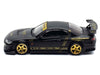 Nissan "Top Secret" Silvia (S15) RHD (Right Hand Drive) Matt Black with Carbon Hood "APA XPO 2025 Event Edition VIP Ticket Bundle" 1/64 Diecast Model Car by Inno Models