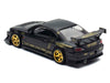 Nissan "Top Secret" Silvia (S15) RHD (Right Hand Drive) Matt Black with Carbon Hood "APA XPO 2025 Event Edition VIP Ticket Bundle" 1/64 Diecast Model Car by Inno Models