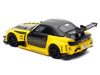 Honda S2000 RHD (Right Hand Drive) "J's Racing" Yellow with Carbon Hood and Top with Graphics "Tokyo Auto Salon Kuala Lumpur 2025 Event Edition" 1/64 Diecast Model Car by Inno Models